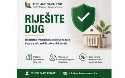 Mogućnost plaćanja dugovanja na rate uz otpis zakonskih zateznih kamata