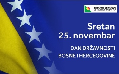 Čestitka povodom Dana državnosti Bosne i Hercegovine